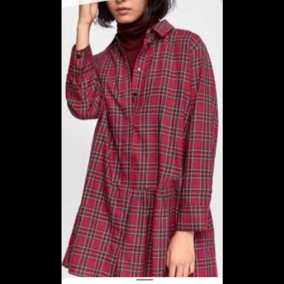 Zara Dresses & Skirts - NWT Zara plaid mini dress size XS